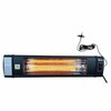 Dr Infrared Heater 1500W Greenhouse Patio Heater with Temperature Control and Digital Thermostat, Remote Control DR-268